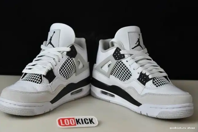 Rep DH6927-111 Military Jordan 4 Black Retro 0430